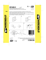 Wiremold V500 Guide d'installation