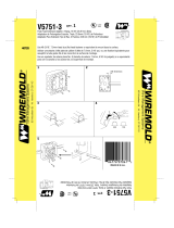 Wiremold V700-5 Guide d'installation
