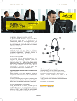 Jabra UC Voice 750 Duo Light Fiche technique