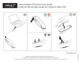 Jabra Handset 450 White Guide de démarrage rapide