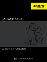 Jabra Pro 920 Mono Manuel utilisateur