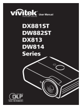 Vivitek DX881ST Manuel utilisateur