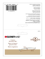 ClosetMaid Corner Rounder Bar Guide d'installation