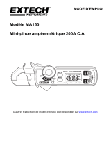 Extech Instruments MA150 Manuel utilisateur