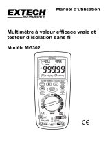 Extech Instruments MG302 Manuel utilisateur