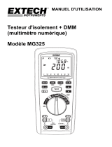 Extech Instruments MG325 Manuel utilisateur