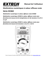 Extech Instruments EX365 Manuel utilisateur