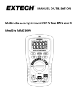 Extech Instruments MM750W Manuel utilisateur