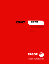 Fagor CNC 8070 Manuel utilisateur