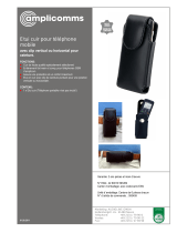 Amplicomms Leather case Mode d'emploi