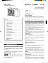 Fujitsu AOUG15LZAS1 Guide d'installation