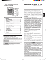 Fujitsu WOHA080KLT Guide d'installation