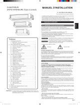 Fujitsu ARU12RGLX Guide d'installation