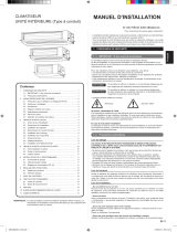 Fujitsu ARU42RGLX Guide d'installation