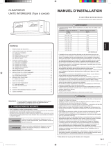 Fujitsu ARXG54KHTA Guide d'installation