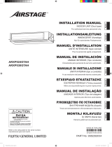 Fujitsu ARXP030GTAH Guide d'installation