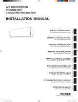Fujitsu ASHG09LTCA Guide d'installation