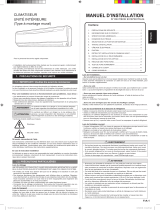 Fujitsu ASU18RLF Guide d'installation