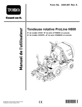 Toro ProLine H800 Rotary Mower Manuel utilisateur