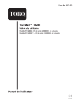 Toro Twister 1600 Utility Vehicle Manuel utilisateur