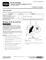 Toro Mulching Kit, 30in TurfMaster Walk-Behind Lawn Mower Guide d'installation