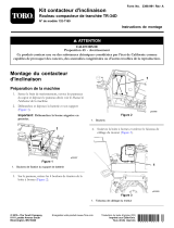 Toro Tip Switch Kit, TR-34D Trench Roller Guide d'installation