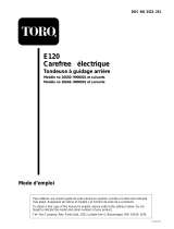 Toro Carefree Recycler Electric Mower, E120 Manuel utilisateur