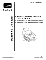 Toro TX 420 Compact Utility Loader Manuel utilisateur