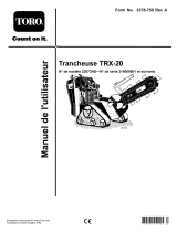 Toro TRX-20 Trencher Manuel utilisateur