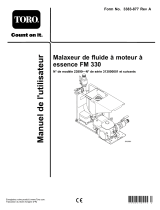 Toro Gas-Powered FM 330 Fluid Mixer Manuel utilisateur