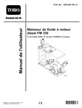Toro Diesel-Powered FM 330 Fluid Mixer Manuel utilisateur