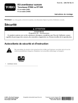 Toro Horn Kit, RT600 or RT1200 Trencher Guide d'installation