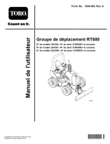 Toro RT600 Traction Unit Manuel utilisateur