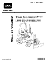 Toro RT600 Traction Unit Manuel utilisateur