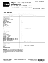 Toro Sliding Attachment Kit, RT1200 Trencher Guide d'installation