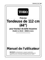 Toro 44" Side Discharge Mower Manuel utilisateur