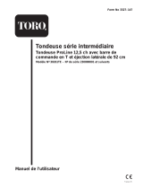 Toro Mid-Size ProLine T-Bar Gear, 12.5 HP Manuel utilisateur