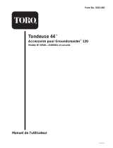 Toro 44" Side Discharge Mower, Groundsmaster 120 Manuel utilisateur