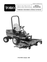 Toro 52" Side Discharge Mower, Groundsmaster 200 Series Manuel utilisateur