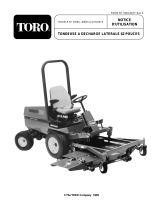 Toro 62" Side Discharge Mower Manuel utilisateur