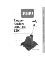 Toro 900 Electric Trimmer Manuel utilisateur