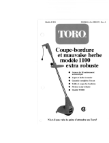 Toro 1100 Electric Trimmer Manuel utilisateur