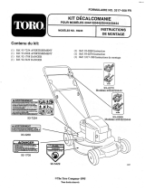 Toro French and English Decal Kit, For Models 20441/20442/20443/20444 Guide d'installation