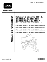 Toro CM-958H-P Concrete Mixer Manuel utilisateur