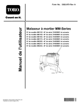 Toro MM-858H-P Mortar Mixer Manuel utilisateur