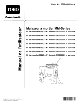 Toro MM-658H-S Mortar Mixer Manuel utilisateur