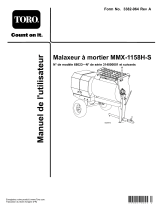Toro MMX-1158H-S Mortar Mixer Manuel utilisateur