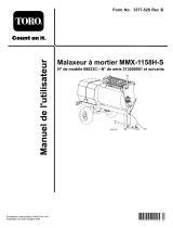 Toro MMX-1158H-S Mortar Mixer Manuel utilisateur