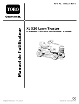 Toro XL 320 Lawn Tractor Manuel utilisateur