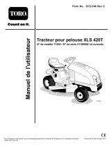 Toro XLS 420T Lawn Tractor Manuel utilisateur